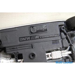 burago BMW M Roadster Model Silver 1996 Figure Made in Italy Open Car