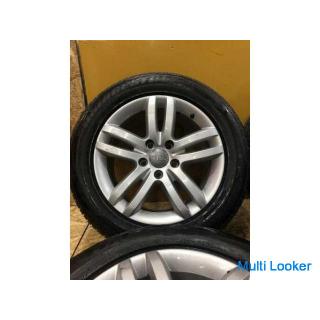 [BS DUELER H/P SPORT 255/55R18] 4 summer tires [Audi original wheel 18 inch 8.5J5HPCD130+58] Audi Q7