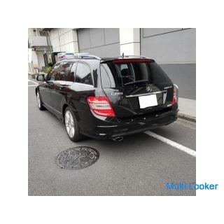 Mercedes C200 compressor wagon avant-garde S 47,000 km genuine aero & black leather sports seat 