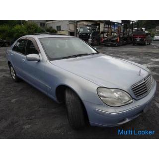 Mercedes S430 *20,000 km*Leather *SR *HID *Keyless *Pure navigation *CD *ETC *Spare key *PW seat *Pu