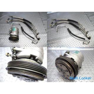 Nissan genuine HCR32 Skyline A/C air conditioner complete set Compressor unit Condenser piping