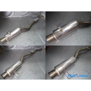 FGK Barnacle Super Ti shell type BNR34 Skyline GT-R GTR RB26DETT V spec common full titanium muffler