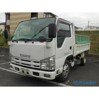 2017 Isuzu Elf 3t Dump AT ETC Left Electric Storage Mirror