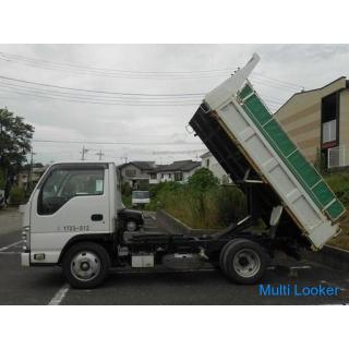 2017 Isuzu Elf 3t Dump AT ETC Left Electric Storage Mirror