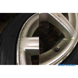 [DUNLOP WINTER MAXX WM01 215/45R17] 4 studless [SUBARU genuine 17 inch 7J5HPCD100+55] Bali groove Le
