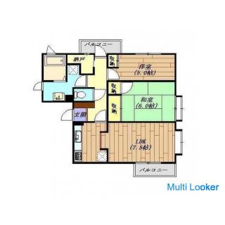 ★Initial cost 70,000 yen or less ★Recruitment of 2LDK condominiums at Sobudaimae station!