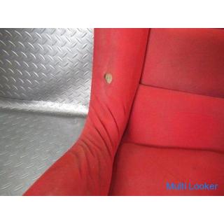 RECARO Mazda genuine FD3S RX-7 Spirit R Kevlar carbon full bucket red seat left and right set with r