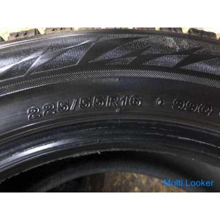 BS BLIZZAK VRX2 225/55R16 16 inch studless 4 pieces made in 2018 Bali groove Benz C class wagon E cl