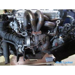 Rare! Run Evo 3 CE9A Genuine 4G63 engine body TOMEI cam Equal-length exhaust manifold HKS cam pulley
