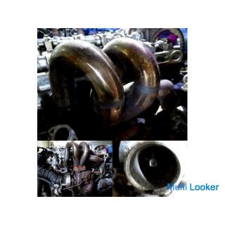 Rare! Run Evo 3 CE9A Genuine 4G63 engine body TOMEI cam Equal-length exhaust manifold HKS cam pulley