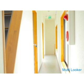 Hotel property, 1 minute walk from Tsuruhashi station! [Floor rooms for men and women] Free initial 