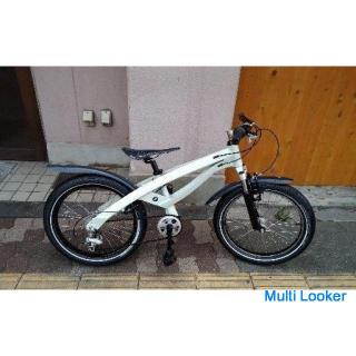 [BMW] 20-inch JUNIOR CRUISE BIKE Aluminum/F suspension/7 speed/white