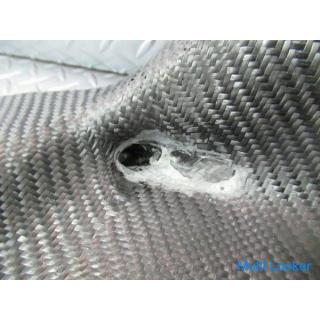 Unused !! CP9A Lancer Evolution 6 Bonnet Duct Cover Drainage Carbon Twill HKS with Heat Protector