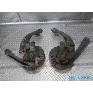 Nissan Genuine HCR32 R32 Skyline Hicas Yes Front Hub Knuckle Left and Right 5 Holes With Slit Rotor 