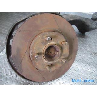 Nissan Genuine HCR32 R32 Skyline Hicas Yes Front Hub Knuckle Left and Right 5 Holes With Slit Rotor 