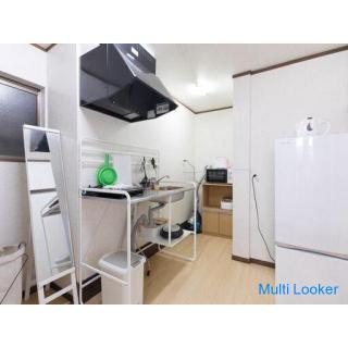 [Including utilities and Wifi] It is in a good location near Namba station and a 3-minute walk to Do