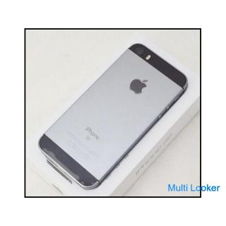 Unused SIM unlocked iPhoneSE 32GB Space Gray MP822J / A UQ 〇 Judgment Battery status 100%