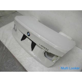 2012 BMW 3 3B20 F30 Trunk Alpine White 3