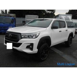 2019 Hilux 2.4 Z Black Rally Edition Diesel 4WD 9V type wide memory navigation Genuine 18 inch alumi