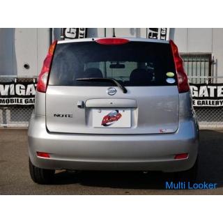 [Own loan] Nissan Note 1.5X 25,000km Low travel terrestrial digital navigation Bluetooth ETC back ca