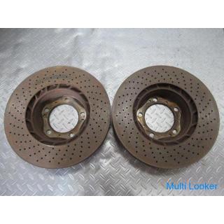 Genuine brembo PORSCHE 911 996 front 4 POT brake caliper rotor left and right set 20.7066.03 PCD 130