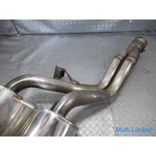 ARQRAY BMW E60 previous term 5 series 545i semi-titanium muffler titanium tail outlet diameter about