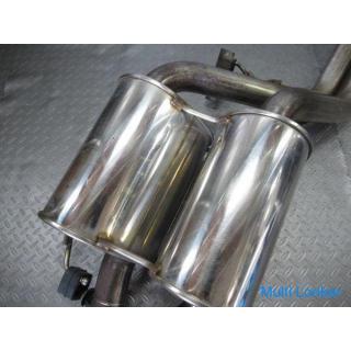 ARQRAY BMW E60 previous term 5 series 545i semi-titanium muffler titanium tail outlet diameter about