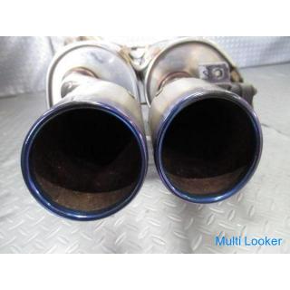 ARQRAY BMW E60 previous term 5 series 545i semi-titanium muffler titanium tail outlet diameter about