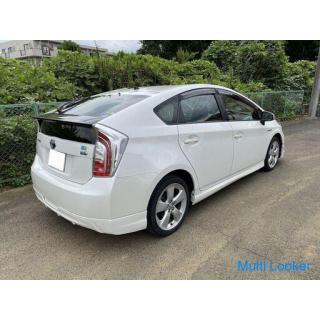 External navigation, ETC, smart key, full aero Prius! Late 30! Vehicle inspection is super long! Fir