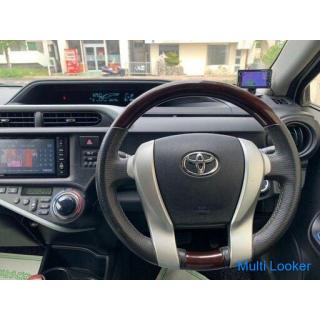 Toyota Aqua S Open Commemorative Sale Price ☆ Drive Recorder ☆ Obstacle Sensor ☆ Radar Detector ☆ Mo