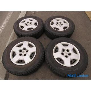 Nissan genuine Elgrand wheel 5 holes 114.3 offset +45 yellowtail rucksack studless tire DM-V1 215 / 