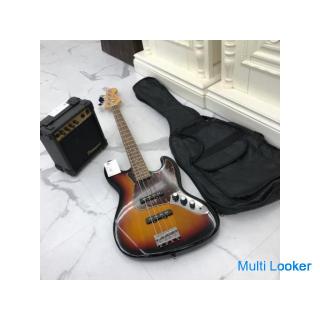 A set of electric guitar and amp!