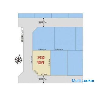 8.6 million yen! Southwest corner! No building conditions!