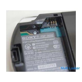 SONY PlayStation Portable PSP-3000 Black With original box, instruction manual, charger