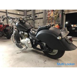 Honda Steed Harley Excavator Style Full Custom American Bike