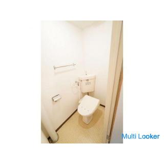 [Hiragishi ★ 1DK] Pet consultation is possible, bath and toilet are not included, internet usage fee