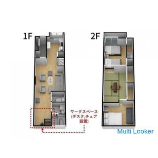 ✈️ GoTo Book after January‼ ️ ✨ 2 stories 3LDK 70㎡ ✨ Capacity 9 people ✨ Highest grade Simmons bed ✨