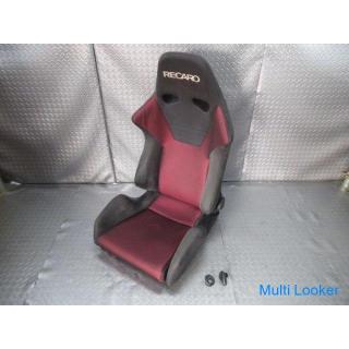 RECARO Genuine SR-6 SR6 SK100 RD / BK Red & Black Semi-bucket 1 seat