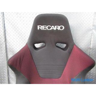 RECARO Genuine SR-6 SR6 SK100 RD / BK Red & Black Semi-bucket 1 seat