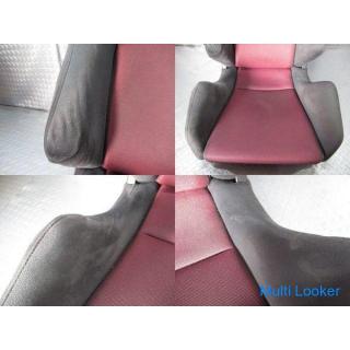 RECARO Genuine SR-6 SR6 SK100 RD / BK Red & Black Semi-bucket 1 seat