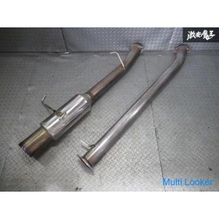 Unknown manufacturer ER34 R34 Skyline 4-door RB25DET Stainless steel intermediate pipe Rear muffler 