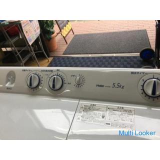 Like new 2020 Haier 5.5kg two-tank washing machine JW-W55E