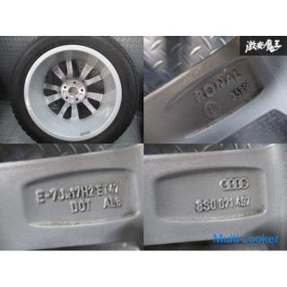 Audi TT genuine 8S 17 inch 7J +47 PCD112 5H 5 hole wheel 4 pcs set with studless tire 225 / 50R17 in