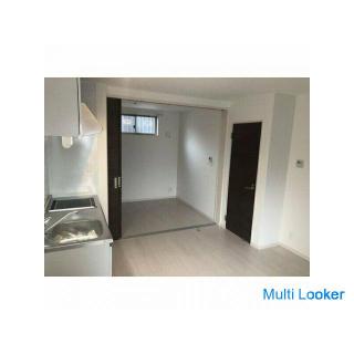 ☆ Newly built 1LDK rent 60,000 yen [Triple 0 + 20,000 yen cash back]