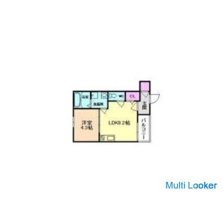 ☆ Newly built 1LDK rent 60,000 yen [Triple 0 + 20,000 yen cash back]