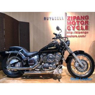 Yamaha Dragstar 4TR 400cc Actual work 7600 km Slash muffler Falcon kit Handle custom from Sapporo