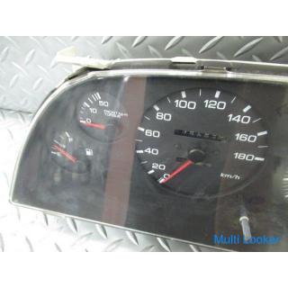 Nissan genuine BNR32 Skyline GT-R GTR previous term MT car RB26DETT speedometer with speed warning b