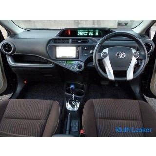 2013 Toyota Aqua G SD navigation Full Seg TV smart key - car tax included
