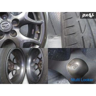 Mazda Genuine BBS Forged RG503 SE3P RX-8 RS Late 19inch 8J +47 PCD114.3 Gunmetal Wheel 4pcs Set 225 