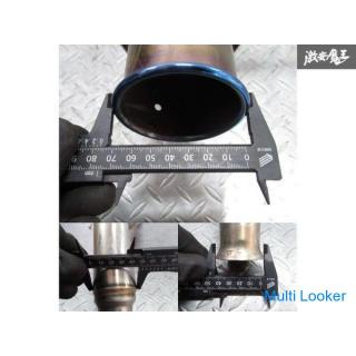 Suzuki Wagon R K6A GTbox 06 & S Stainless Muffler Outlet Diameter Approx. 76mm